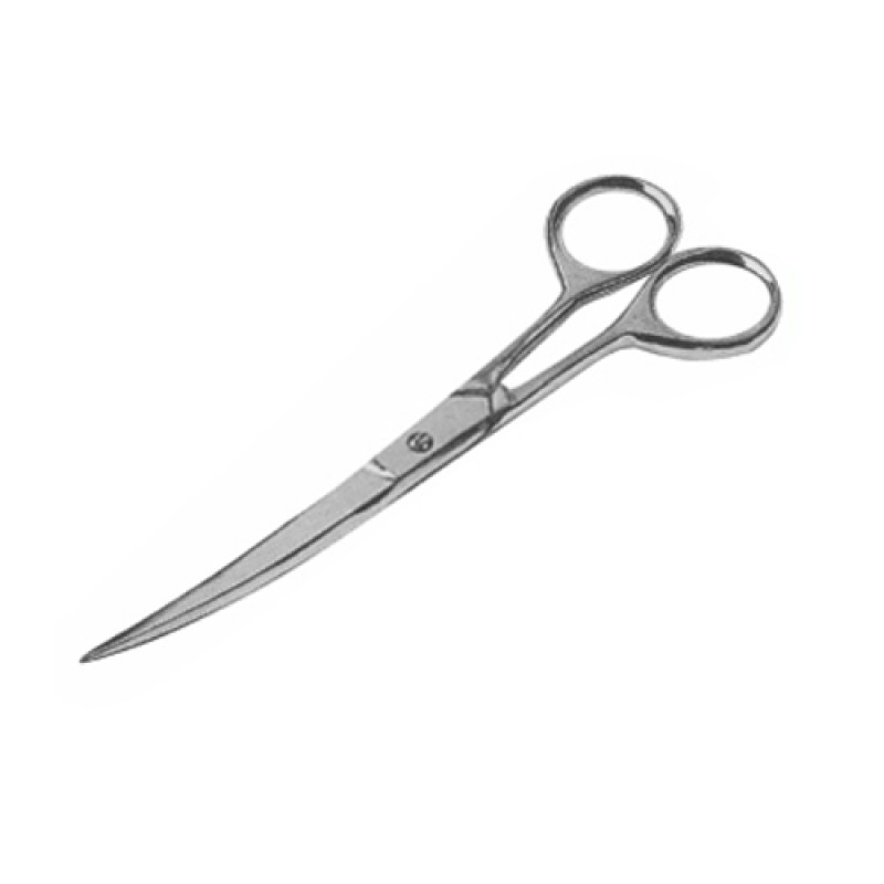 Bent Marking Scissors Without Lense